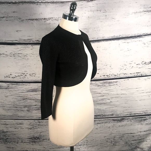 Women’s Spense black and silver dress cover-up sml - Picture 3 of 6